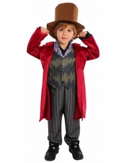 Lasten Willy Wonka Asu Charlie Ja Suklaatehdas Naamiaisasu
