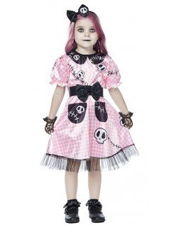 Kauhu Barbie Nukke Asu Lapsille Luuranko Asu Halloween Asut