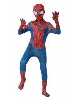 Klassinen Raimi Spiderman -Asu Aikuisille Ja Lapsille Halloween Puvut