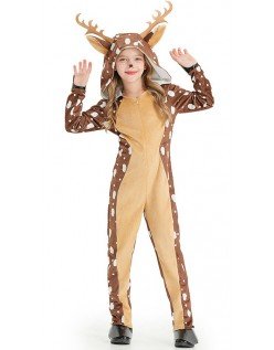 Joulupukin Asu Lasten Poroasu Eläinasut Pyjamat Unisex